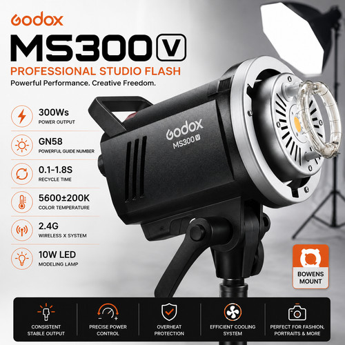 Godox ms300 300ws - godox, ms300-v
