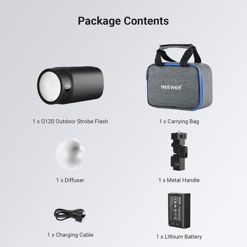 Neewer q120 120ws - ttl, outdoor